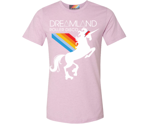 Dreamland Roller Disco Prism Pink Tee