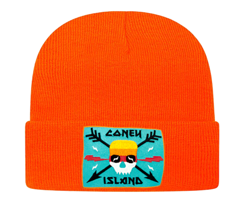 Coney Island Surfer Skull Classic Warm Winter Hat