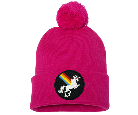 Dreamland Roller Disco Rainbow Unicorn Warm Winter Hat